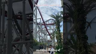 Battlestar GalacticaHuman Vs Cyclone Rollercoaster Universal Studios Singapore shorts fyp viral [upl. by Yellek31]