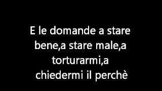 Tiziano Ferro  La differenza tra me e te  TESTO  LYRICS [upl. by Gilus]