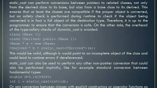 Type Casting  C Implicit Explicit dynamic static reinterpret const typeid [upl. by Krik367]