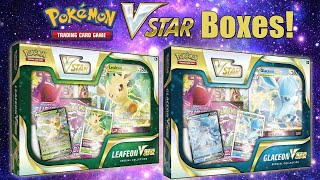 NEW Glaceon and Leafeon VSTAR Special Collection Boxes of Pokemon Cards [upl. by Fineman63]