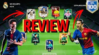 LOS MEJORES DEFENSAS DE FC MOBILE REVIEW DE RAFA MÁRQUEZ HÉROE PRIME Y MARQUINHOS WILDCARDS 100 GRL [upl. by Noreh]