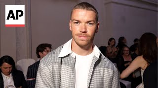 Will Poulter celebrates Thom Brownes theatrical show [upl. by Wane928]