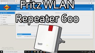 Fritz WLAN Repeater 600 einrichten und verbinden mit und ohne WPS [upl. by Firestone566]