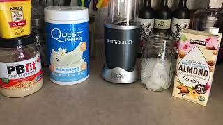 Peanut Butter Cup Protein Shake 2 SmartPoints [upl. by Tanberg]