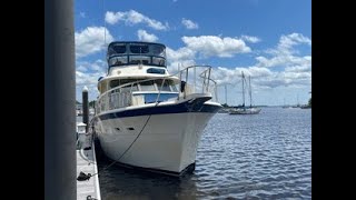 1985 53 Hatteras Extended Deck [upl. by Naus359]