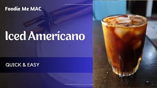 ICED AMERICANO at HomeQuick amp Easy [upl. by Akkim349]