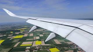 Lufthansa A350941 Landing in Munich [upl. by Aceber]