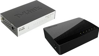 Обзор коммутаторов TENDA SG105 и DLink DGS1008D [upl. by Wylma]