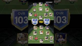 103 vs 103 Intense H2H match fcmobile fc24 fifamobile [upl. by Ravid]