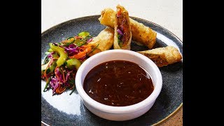 How To Make Confit Duck Spring Rolls [upl. by Esilrahc]