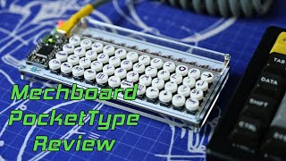 Smallest Keyboard Build  Mechboard PocketType Review [upl. by Kaela601]