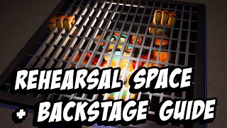 Rehearsal Space  Backstage Mission Guide  FNAF Security Breach Walkthrough Part 5 [upl. by Ijok]