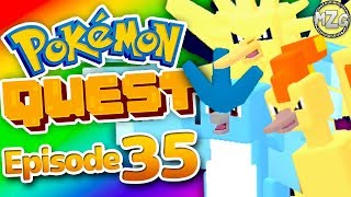 All LEGENDARY Team  Pokemon Quest Gameplay Walkthrough  Episode 35  Articuno Zapdos Moltres [upl. by Twitt609]