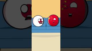 Chinese antiJapanese film and reality countryballs japan china [upl. by Icats]