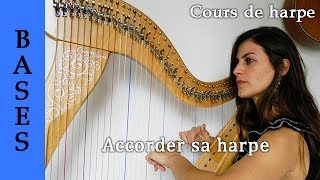 cours de harpe  tutoriel  bases n°2  accorder sa harpe par Evélina SIMON [upl. by Maurine957]