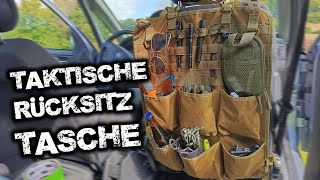 Taktischer RÜCKSITZ Organizer für Mincamper  Camping  Bushcraft etc [upl. by Eivla]