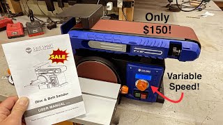 Honest Review of The SainSmart 150 Variable Speed 4”x36” Belt and 6” Disc Sander [upl. by Dranyar]