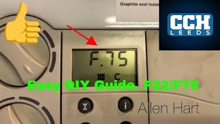 How to fix your boiler Vaillant Glow Worm F75  F22 Fault low water pressure [upl. by Briny]