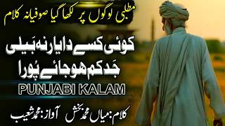 Matlab howay te Noor Muhammad  New Punjabi Kalam about mean people  Muhammad Shoaib Hassan [upl. by Velick]