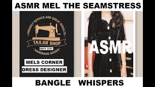 ASMR MEL THE SEAMSTRESSTAILORBANGLE WHISPERSWELCOME TO MEL’S CORNER MACHINE AND HAND STITCH [upl. by Dranyl62]