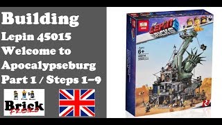 Building Lepin 45014  Welcome to Apocalypseburg Part 1  Steps 19 [upl. by Assyli]