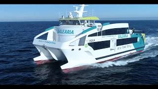 Eco Aqua el nuevo fast ferry ecoeficiente de Baleària  Baleària [upl. by Chrystal126]