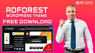 AdForest Theme Free Download Latest Version  Lifetime Free Updates  GPLCLICK [upl. by Ysnat]