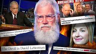 David Lettermans Controversial CHEATING Scandal He was BLACKMAILED for 2 MILLION Dollars [upl. by Avuha]