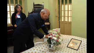 President Kovind visits Netaji Bhawan in Kolkata to pay tributes to Netaji Subhas Chandra Bose [upl. by Alysa835]