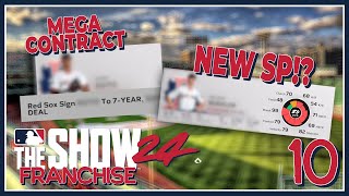 MLB The Show 24 Boston Red Sox FRANCHISE 10  WE WENT BIG FOR THE 2024 FREE AGENCY [upl. by Arualana]