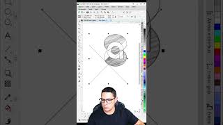 Vetorizando projeto de logotipo logo logomarca logotype style design corel coreldraw [upl. by Alyhs237]