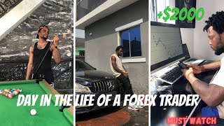 DAY IN THE LIFE OF A FOREX TRADER Nigeria [upl. by Willey]