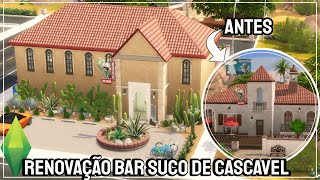 REFORMA BAR SUCO DE CASCAVEL  The Sims 4  Speed Build  NoCC [upl. by Alorac]