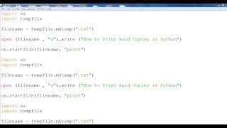 How to Print Hard Copies using a Printer in Python [upl. by Lorac]