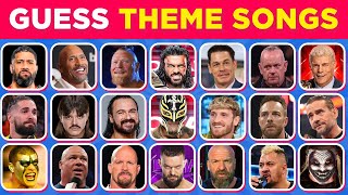 Guess the Top 50 WWE Theme Songs  Roman Reigns Jey Uso Cody Rhodes [upl. by Rosita153]