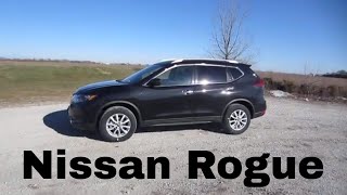 2018 Nissan Rogue SV  review walk around and test drive  100 rental cars [upl. by Teryl584]