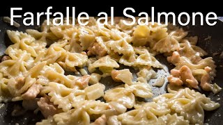 FARFALLE AL SALMONE  RICETTA FACILE [upl. by Lezned]