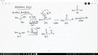 formation of phosphonate esters with the Arbuzov reaction [upl. by Akihsar]