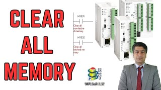 Clear all latched amp non latched memory Delta PLC [upl. by Peddada]