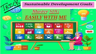 Sustainable Development Goals Easiest Trick to Learn Them  How to memorise SDG  UPSC  UPPSC [upl. by Anade765]