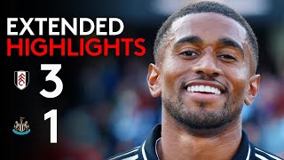 EXTENDED HIGHLIGHTS  Fulham 31 Newcastle  Big Win At CC 😤 [upl. by Edak619]