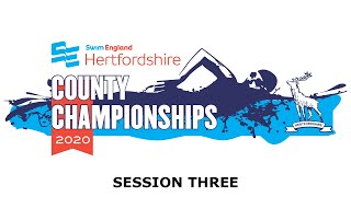 Swim England Hertfordshire County Championships 2020  Session 3 [upl. by Lavona233]