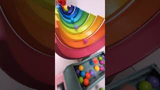 marble Run Race ASMR 152 Wooden Wave Course Colorful Marbles marblerun marblerunrace asmr [upl. by Curson749]