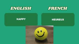 quotEnglishFrench Vocabulary 100 Common Words to Knowquot [upl. by Schechter163]