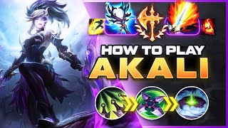 HOW TO PLAY AKALI SEASON 14  BEST Build amp Runes  Season 14 Akali Guide  League of Legends [upl. by Cioban]