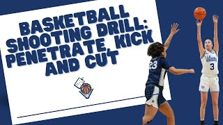 Basketball Shooting Drill Penetrate Kick and Cut [upl. by Essam]