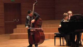 Slawomir Grenda plays Brahms Cello Sonata 3mov [upl. by Arikahs]