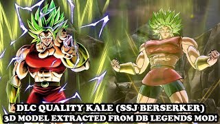 DLC QUALITY KALE ENG DUB FROM DB LEGENDS SSJ BERSERKER POWER Dragon Ball Xenoverse 2 Mods [upl. by Gildas866]