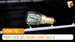 How to Replace a Hotpoint Oven Lamp Bulb [upl. by Reisfield]