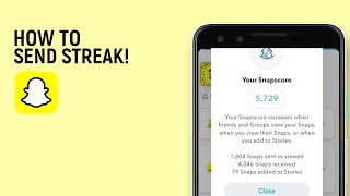 How to send streak in snapchat in android easy [upl. by Ras]